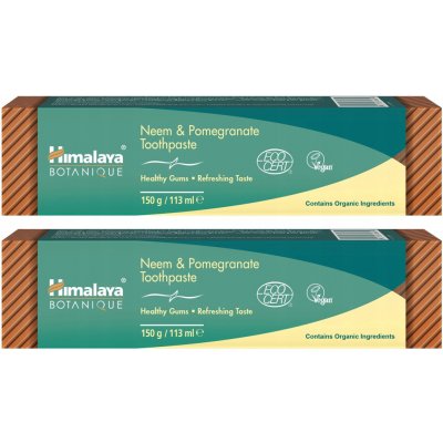 Himalaya Neem & Granátové jablko Bez fluoridu 2 x 150 g – Hledejceny.cz