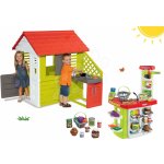 Smoby set domeček Pretty Nature s letní kuchyňkou a obchod Supershop s potravinami a košíkem 810702-41 – Hledejceny.cz