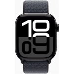 Apple Watch Series 10 46mm Cellular klavírně černý hliník s inkoustově fialovým provlékacím řemínkem MWY53QC/A – Zboží Živě