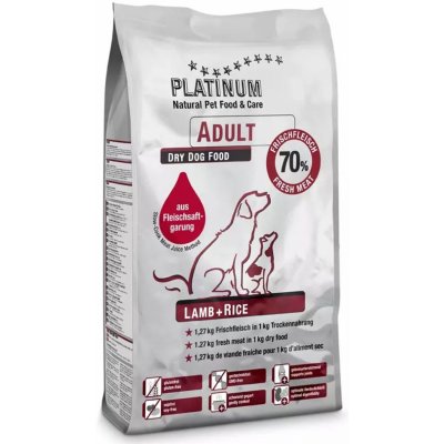 Platinum Natural Adult Lamb & Rice 1,5 kg