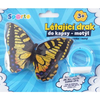 Ostatní SPORTO Létající drak do kapsy motýl 1ks – Zboží Mobilmania