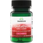 Swanson L-Glutation a Koenzym Q10 30 kapslí – Hledejceny.cz