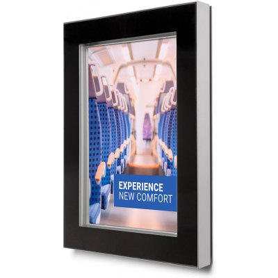 A-Z Reklama CZ Venkovní uzamykatelná plakátová vitrína Premium Slim s černým rámem na plakát formátu A3 – Zboží Živě