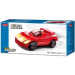 Sluban B0801E Natahovací auto Červený sporťák – Zboží Dáma