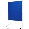 Tabule 2X3 Moderační textilní tabule modrá 120 x 150 cm - skládací P-MTT1215-DV