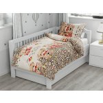 Textilomanie povlečení Medvídci s Kytičkami hnědé 38x50 cm 100x140 cm – Zboží Dáma