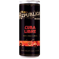 Republica Cuba Libre Rum Cola Limetka 6% 0,25 ml (plech)