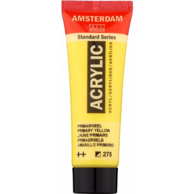 Amsterdam Standard Akrylová barva Primary Yellow 275 120 ml – Zboží Mobilmania