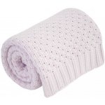 EFFIKI Bavlnená BABY deka Růžová – Zboží Dáma
