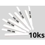 Petra nehty Pilník profesionální rovný bílý 100/180 10 ks – Sleviste.cz