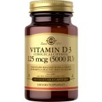 Solgar Vitamin D3, 5000 IU, 60 rostlinných kapslí – Hledejceny.cz