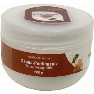 Sentiotec peelingová sůl do sauny med 200 g – Zboží Dáma