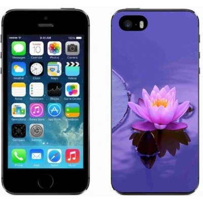 Pouzdro mmCase Gelové iPhone 5/5s - květ na hladině – Zboží Mobilmania