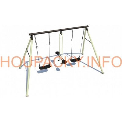 CanCan zahradní houpačka kovová Classic zelená – Zboží Mobilmania