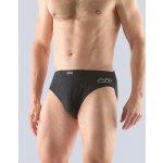 Gina pánské slipy s úzkým bokem, úzký bok, šité, s potiskem, jednobarevné 70058P bílá – Sleviste.cz