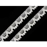 Bavlněná krajka paličkovaná šíře 14 mm Varianta: 1 bílá, Balení: 22.5 m 35628/56049/154063 – Zboží Mobilmania