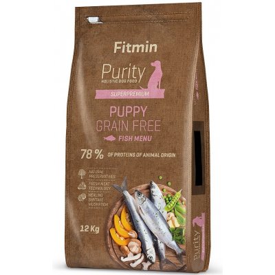 Fitmin Purity Fitmin dog Purity Grain Free Puppy Fish ryba pro štěňata 12kg