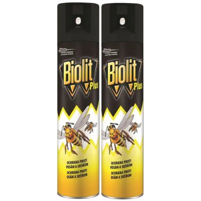 Biolit Plus sprej proti vosám 2 x 400 ml – Zboží Mobilmania