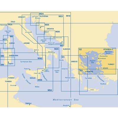 Námořní mapa Imray G2 Aegean Sea (North Part) Passage Chart IMG2 – Sleviste.cz