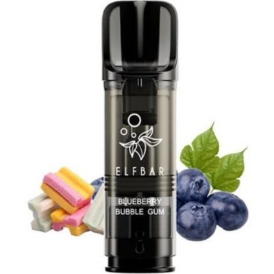 Elf Bar ELFA Pods cartridge 2Pack Blueberry Bubble Gum 20 mg – Zboží Mobilmania