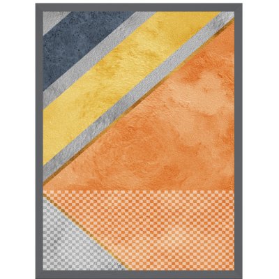 Plakát Abstract_5 21X29,7 cm + šedý kamenný rám – Hledejceny.cz