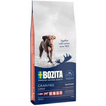 Bozita dog Large Salmon & Beef GF 12 kg