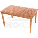 DEOKORK Zahradní pevný stůl obdelník HARMONY 150x90 cm – Hledejceny.cz