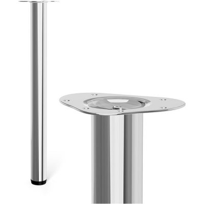 Walteco Nábytková noha kulatá, průměr 60 mm výška 700 mm chromová 50311 – Zboží Mobilmania