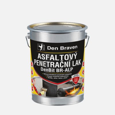 Den Braven Asfaltový penetrační lak DenBit BR - ALP, plechovka 4,5 kg, černý – Hledejceny.cz