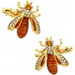 Gaira manžetové knoflíčky Včela 32231 stříbrná – Zboží Dáma