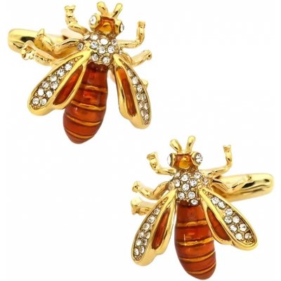 Gaira manžetové knoflíčky Včela 32231 stříbrná – Zboží Dáma