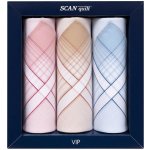 SCANquilt dámské kapesníky VIP 3 ks pastelová L71 28x28 cm – Zboží Dáma
