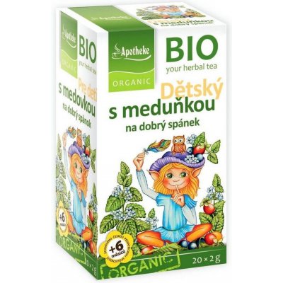 Apotheke BIO Dětský Meduňkový čaj 20x2g – Zboží Dáma