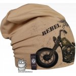 Dráče bavlněná čepice Polo 55 béžová motorka – Zboží Mobilmania