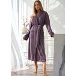 L&L dámský župan 2558 Celeste Fialová – Zboží Mobilmania