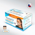 Nano M.ON Český antivirový nanorespirátor FFP2 Tělová 25 ks – Zboží Dáma