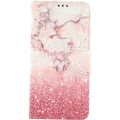 Pouzdro TopQ Samsung A22 knížkové Růžový mramor – Zboží Mobilmania