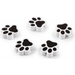 Prima-obchod Dřevěné korálky tlapky 20 x 20 mm černá – Hledejceny.cz