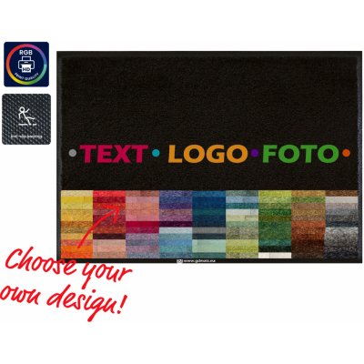 GDmatsEU GD900 ColorStar logo rohož 10 mm vlas, 2 cm gumový okraj 115 x 85 cm – Zbozi.Blesk.cz