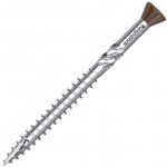Terasové vruty 5,0 mm, nerez C2, hnědý, TORX (200 ks + bit) – Hledejceny.cz