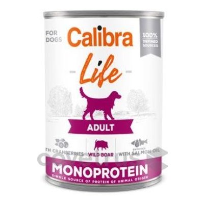 Calibra Dog Life.Adult Wild boar with cran. 400 g – Zboží Mobilmania