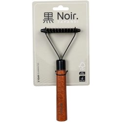 EBI Noir Japandi Furminator hřeben typu hrábě s 10 čepelemi k odstranění podsady 20 x 8 x 6 cm