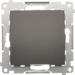 Simon DW6A.01/X/46 řazení 6 přístroj s krytem 16AX 250V šroubové svorky hnědá matná metalizovaná – Hledejceny.cz