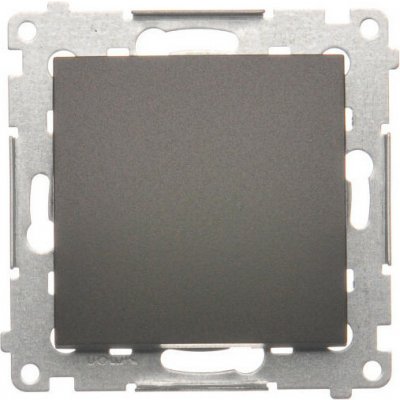 Simon DW6A.01/X/46 řazení 6 přístroj s krytem 16AX 250V šroubové svorky hnědá matná metalizovaná – Hledejceny.cz