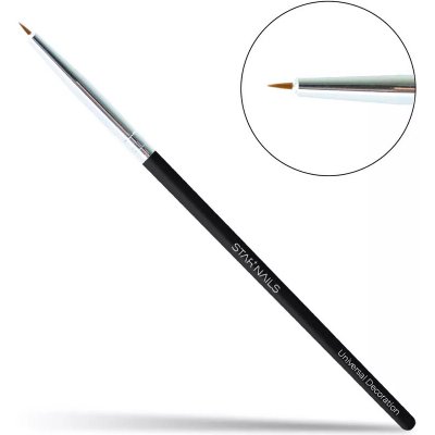 Starnails Štětec na Nail Art Nylon Universal Decoration – Zbozi.Blesk.cz