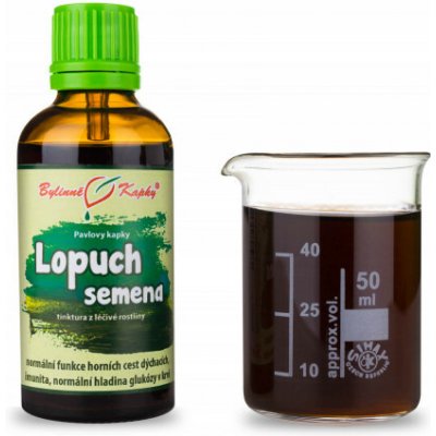 Bylinné kapky Lopuch semena TCM tinktura 50 ml – Hledejceny.cz