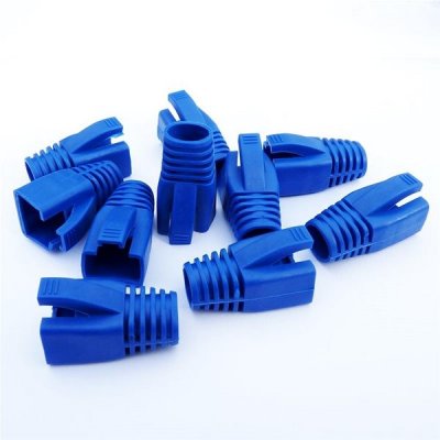 DATACOM krytka pro RJ45 (CAT6A,CAT7) modrý (10ks) 4393 | Zboží Auto