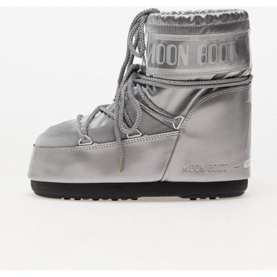 Moon Boot Icon Low Glance 002 silver – Zboží Dáma