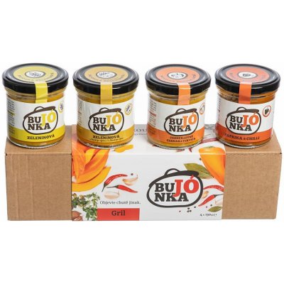 Bujónka Dárková degustační sada GRIL 4 x 130 g – Zboží Mobilmania