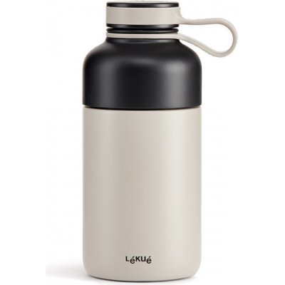 Lékué termoska s infuzérem Insulated Bottle To Go šedá 300 ml